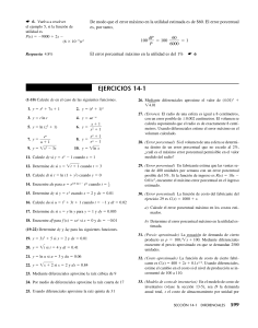 Ejercicios de Diferenciales y Diferenciaci&oacute;n Impl&iacute;cita