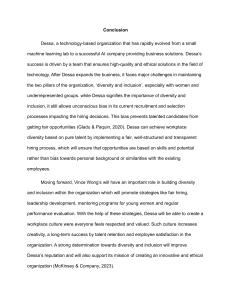 Dessa AI Case Study: Diversity & Inclusion