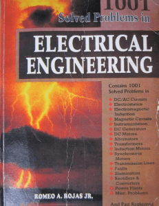 1001 Solved Problems in Electrical Engineering