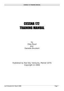 Cessna 172 Training Manual: Flight Operations & Systems Guide