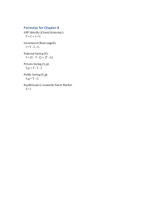 F&oacute;rmulas Cap&iacute;tulo 8 Econom&iacute;a