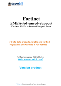 EMEA Advanced Support Exam PDF Questions & Verified Answers &ndash; Professional Support Certification 2025