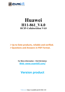 H11-861_V4.0 Exam PDF Questions & Verified Answers &ndash; Huawei HCIP Security 2025