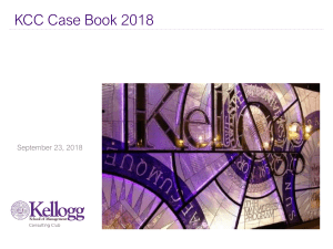 KCC Case Book 2018: Kellogg Consulting Interview Preparation Guide