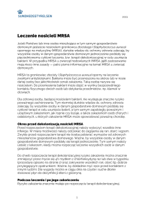 Przewodnik dekolonizacji MRSA | Protokoły zdrowia