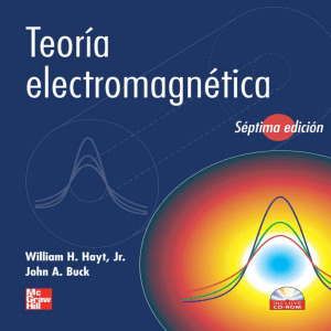 Teor&iacute;a electromagn&eacute;tica - 7&ordf; edici&oacute;n - Hayt y Buck
