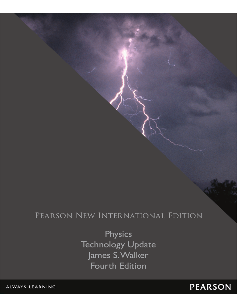 Physics 4th Edition by James S. Walker