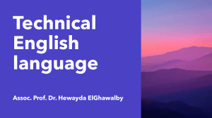 Technical English Grammar Guide