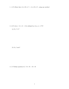 Discrete Mathematics Exam with Solutions