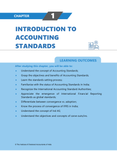 Introduction to Accounting Standards