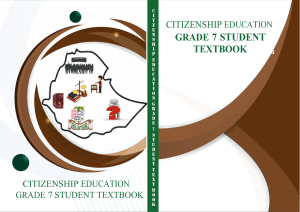 Citizenship Education Grade 7 Textbook
