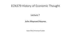 Keynes and The General Theory Lecture