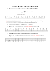 ACI 350.06 Minimum Reinforcement Guide