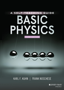 A Self-Teaching Guide Basic Physics 3rd Edition PDF