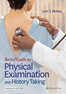 Bates Guide to Physics Examination and History Taking 13th Edition PDF