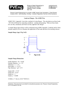 ASME Flange Loads: The ASME Way