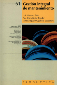 Gesti&oacute;n Integral de Mantenimiento