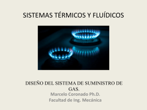 Dise&ntilde;o del Sistema de Suministro de Gas