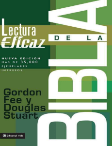 C&oacute;mo Leer la Biblia Eficazmente