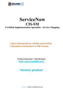 CIS-SM Certification Exam PDF &ndash; Real Questions & Answers