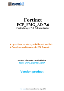 FCP_FMG_AD-7.6 Practice Questions PDF | Updated