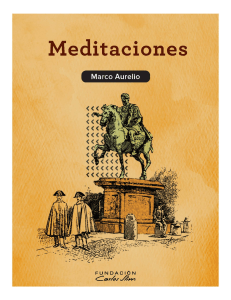 Meditaciones de Marco Aurelio: Reflexiones filos&oacute;ficas
