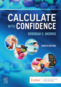 Calculate with Confidence 8th Edition PDF