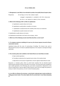 CFA Level I Exam 2021 Practice Questions