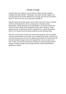 Climate Change: Causes, Effects, and Solutions