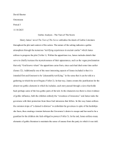 Gothic Analysis of The Turn of The Screw