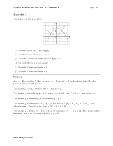 Stewart Calculus 8e Section 1.1 Exercise 4 Solutions