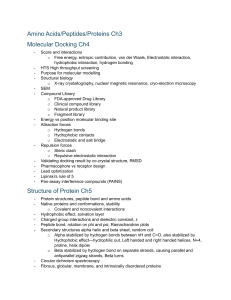 Biochemistry Textbook: Proteins, Amino Acids, Molecular Docking