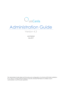 uniCenta oPOS Administration Guide v4.3