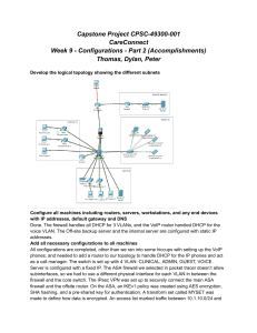CareConnect Network Configuration Project Report