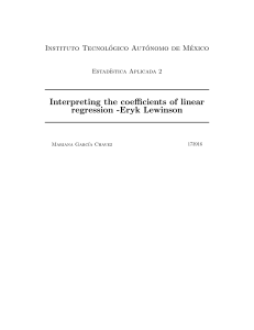 Interpretaci&oacute;n de coeficientes de regresi&oacute;n lineal