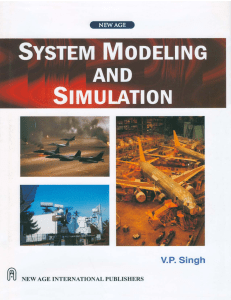 System Modeling and Simulation Textbook by V.P. Singh