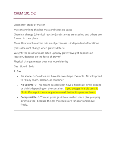 CHEM 101 C-2: Intro to Chemistry Basics