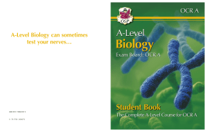 A-Level OCR A Biology Student Book: Complete Course by CGP