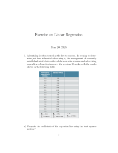 Linear Regression Exercise: Real-World Data Analysis