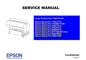Epson Stylus Pro Service Manual 7700/7710/7900/9900/WT7900/9890/7890