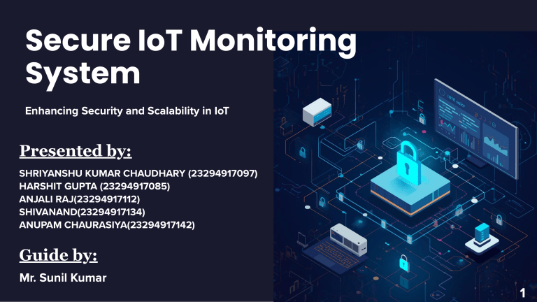 Presentation - Secure IoT Monitoring System (1)