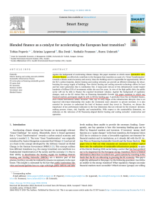 Blended Finance for European Heat Transition
