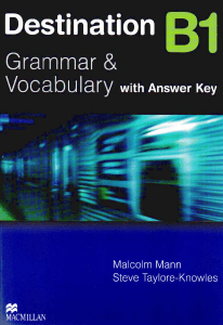 Destination B1 Grammar & Vocabulary Textbook