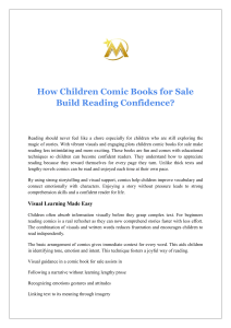 How Children Comic Books for Sale Build Reading Confidence