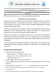 Tarefa Marca de &Aacute;gua