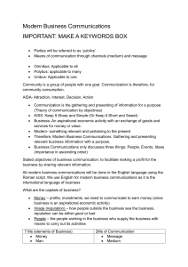Modern Business Communications Guide