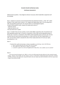 Economic Growth & Business Cycles Assessment
