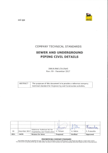 Eni Sewer & Underground Piping Civil Details Standard