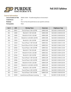 ENGR 13100 Syllabus: Ideas to Innovation