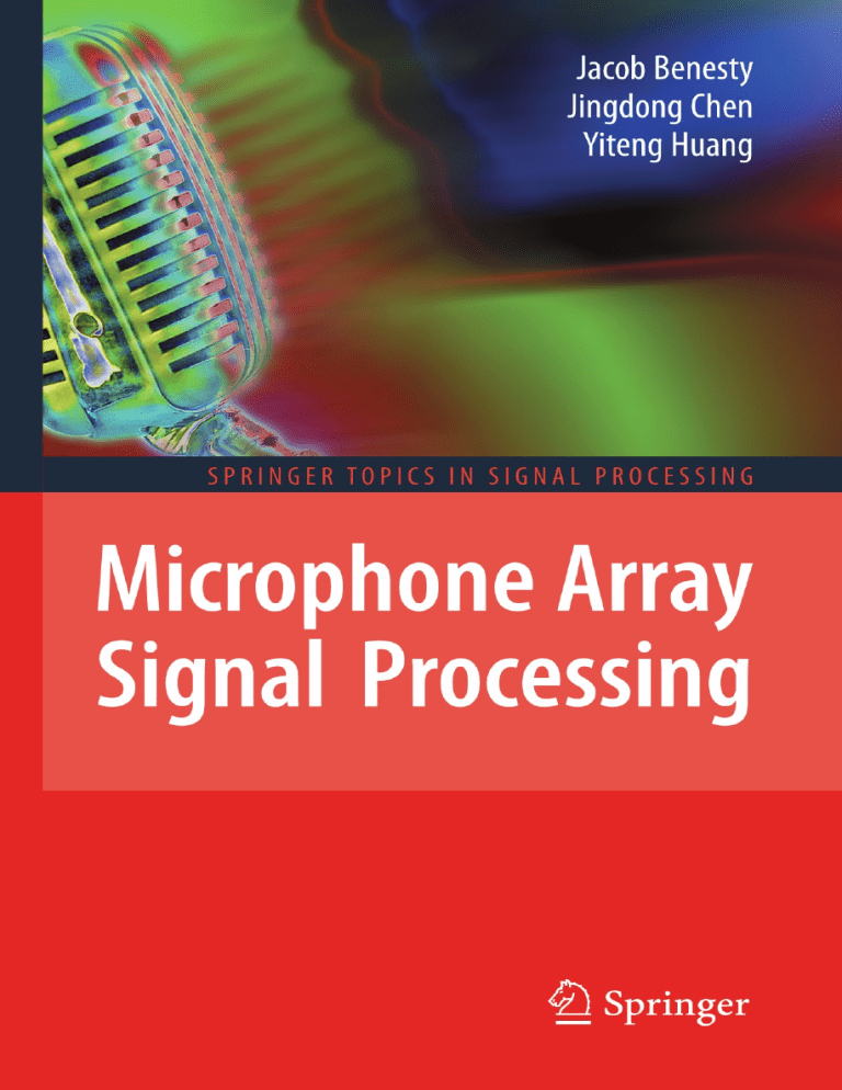 Microphone Array Signal Processing